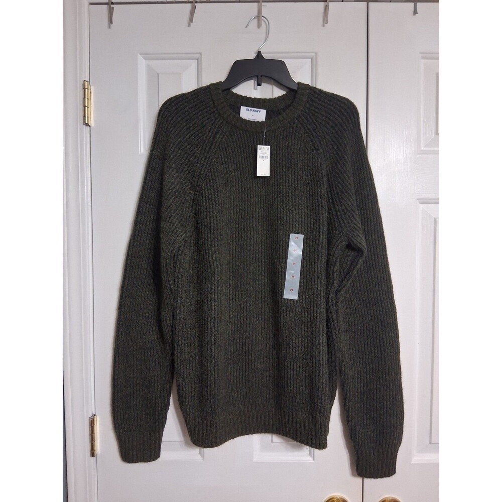 NWT Men's Old Navy Crewneck Wool Blend Sweater Size M